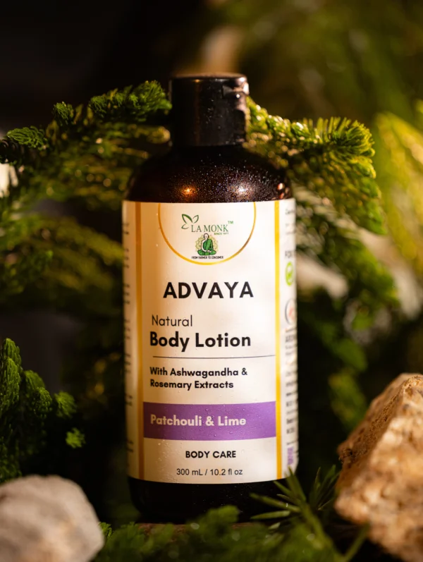 Advaya Natural Body Lotion - Patchouli & Lime - Image 1