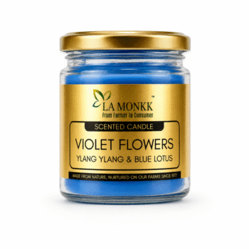 Violet Flowers Scented Candles