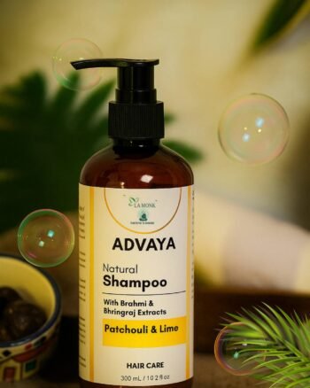 Advaya Natural Shampoo - Patchouli & Lime