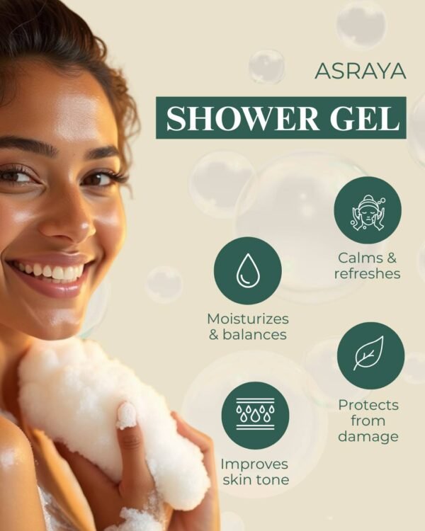Ylang - Ylang & Tea Tree Shower Gel - Asraya - Image 2