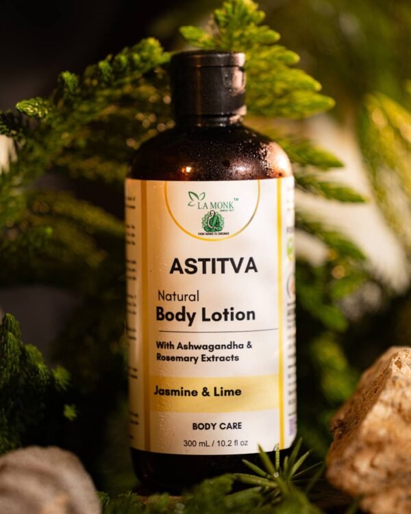 Astitva Natural Body Lotion - Jasmine & Lime - Image 1