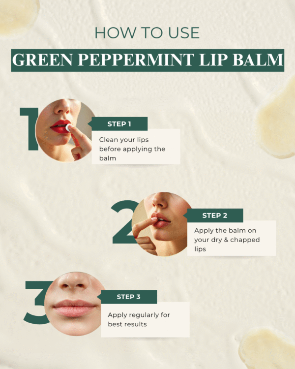 Green Peppermint Lip Balm - Image 3