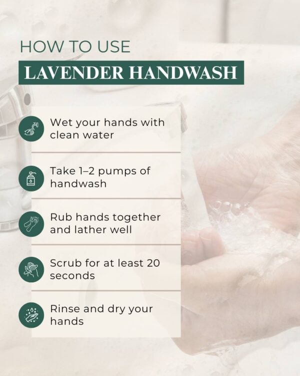 Kashmiri Lavender Hand Wash - Image 3