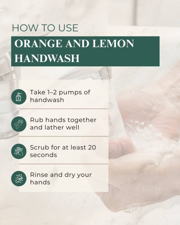 Orange And Lemon Hand Wash - Image 3