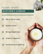 Floral Waves  Scented Candles - Image 2