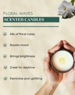 Floral Waves  Scented Candles - Image 2