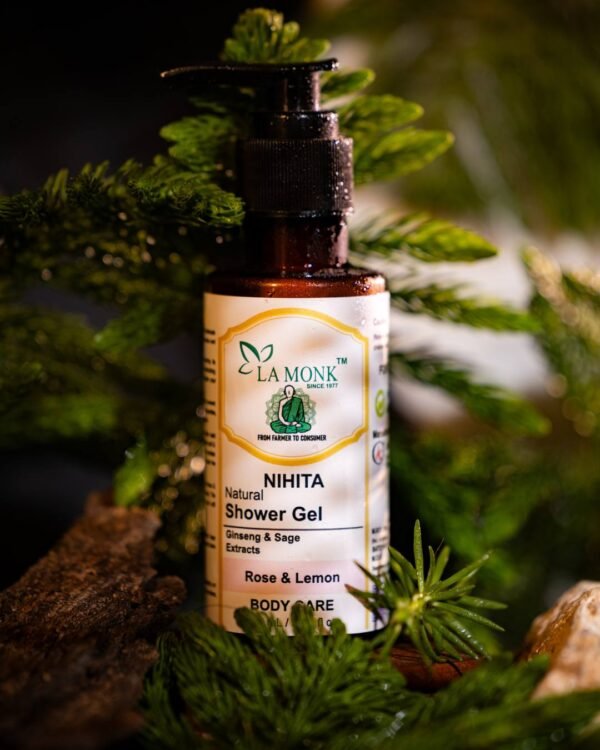 Rose & Lemon Shower Gel - Nihita - Image 2