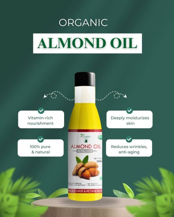 Organic Almond Oil - Image 2