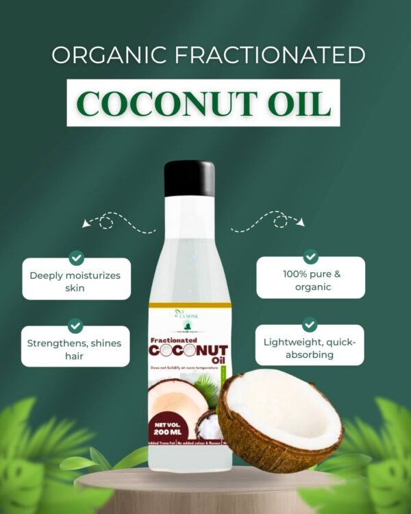 Organic Fractionated Coconut Oil - Image 2