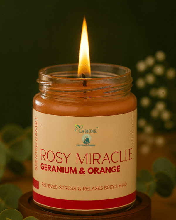 Rosy Miracle Aromatherapy Candles - Image 1