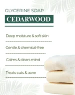 Cedarwood Glycerin Soap - Image 2