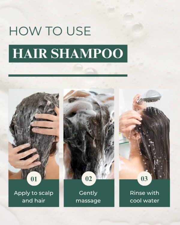 Asraya Natural Shampoo - Ylang-Ylang & Tea Tree - Image 3