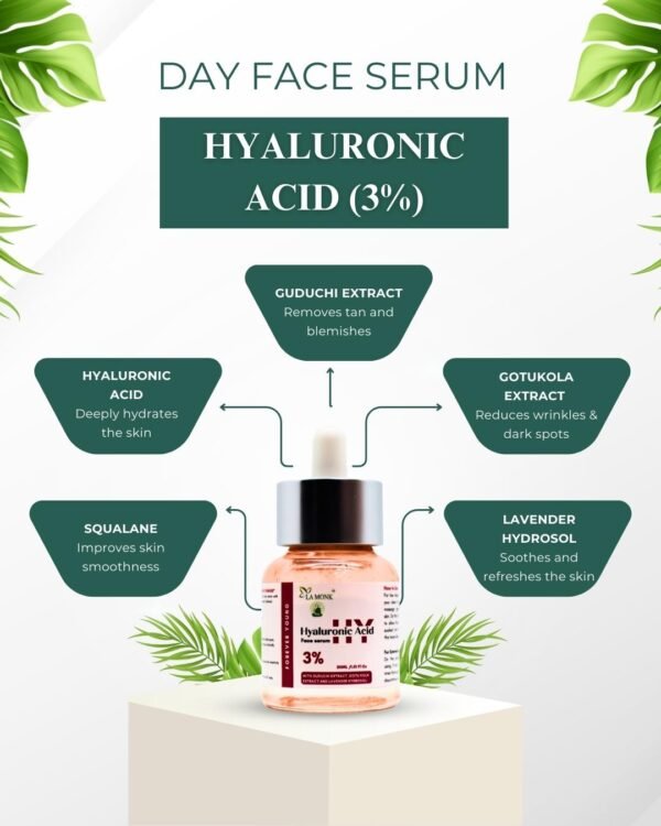 Day Face Serum Hyaluronic Acid (3%) - Image 2