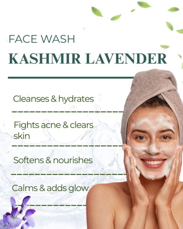 Kashmir Lavender Face Wash - Image 2