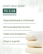 Tulsi Goat Milk Soap - Image 2