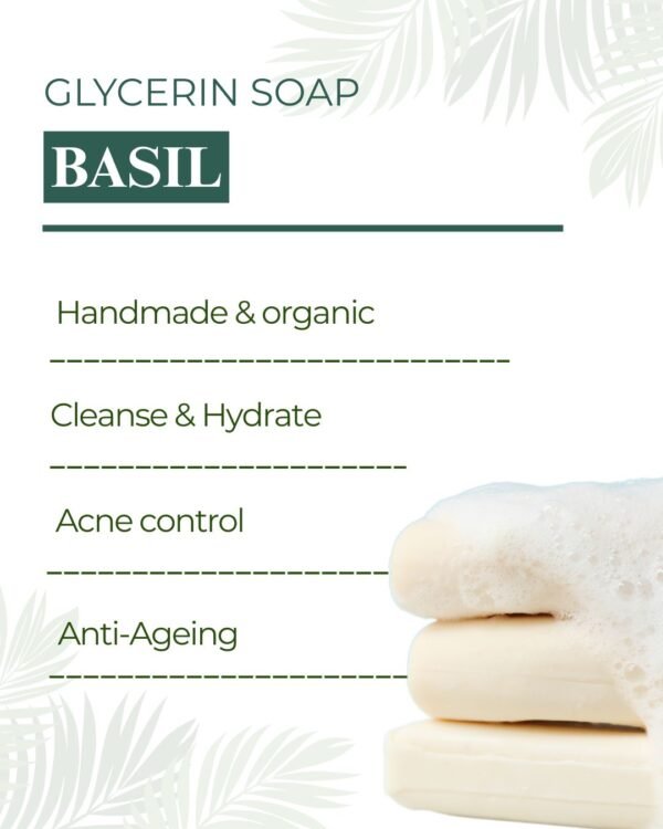 Basil Glycerin Soap - Image 3