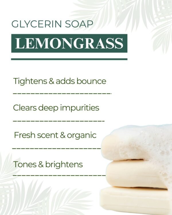 Lemongrass Glycerin Soap - Image 3