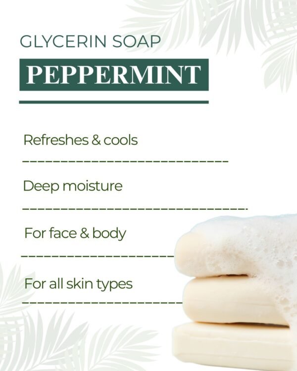 Peppermint Glycerin Soap - Image 3
