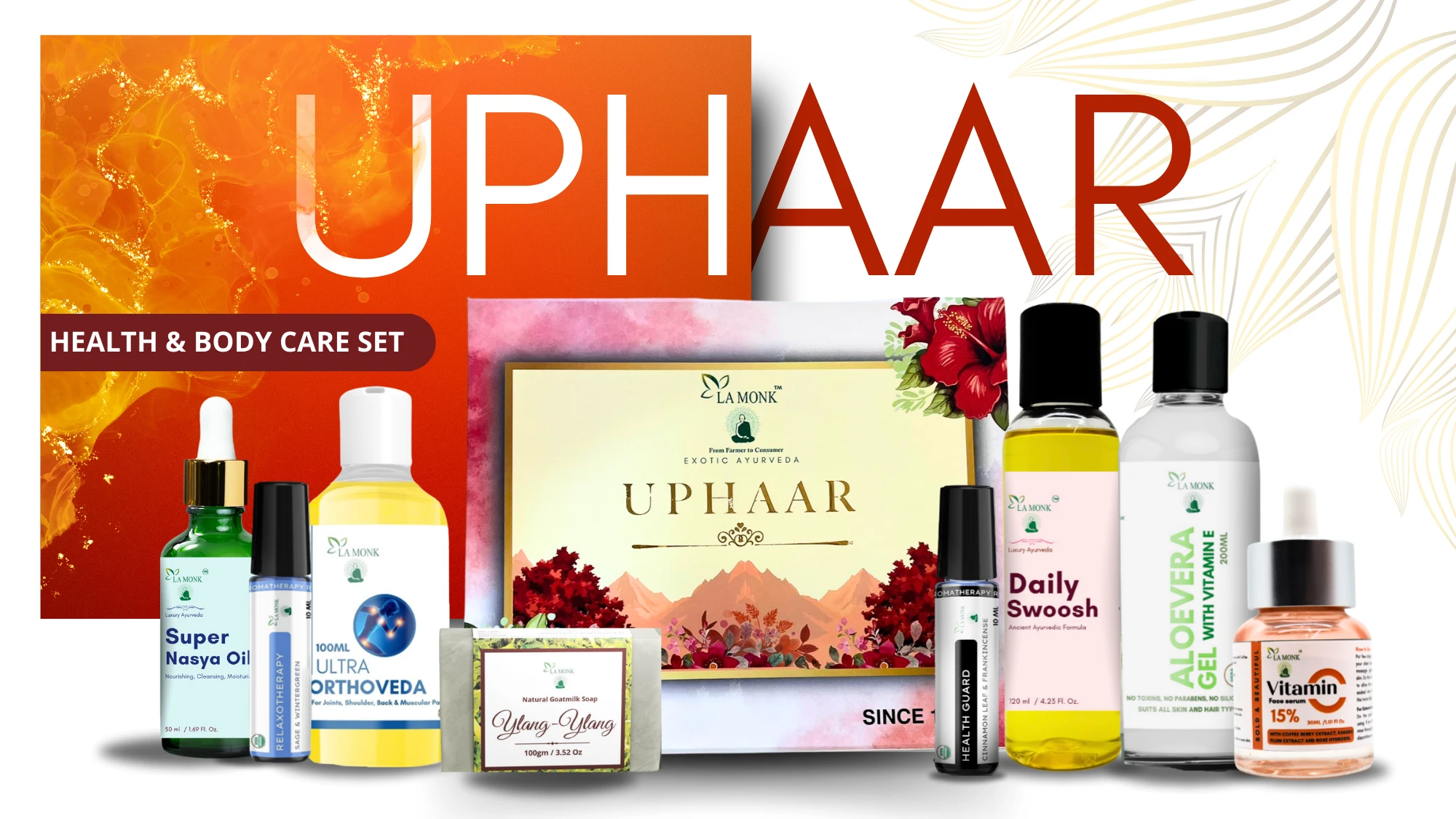 La MONK Health & Body Care Set