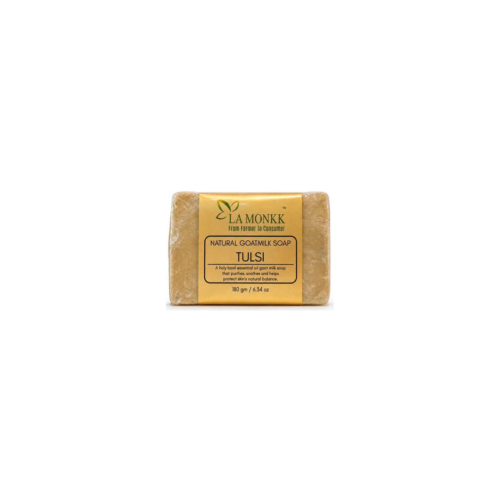 tulsi-goat-milk-soap_180gm Tulsi Goat Milk Soap - Image 1